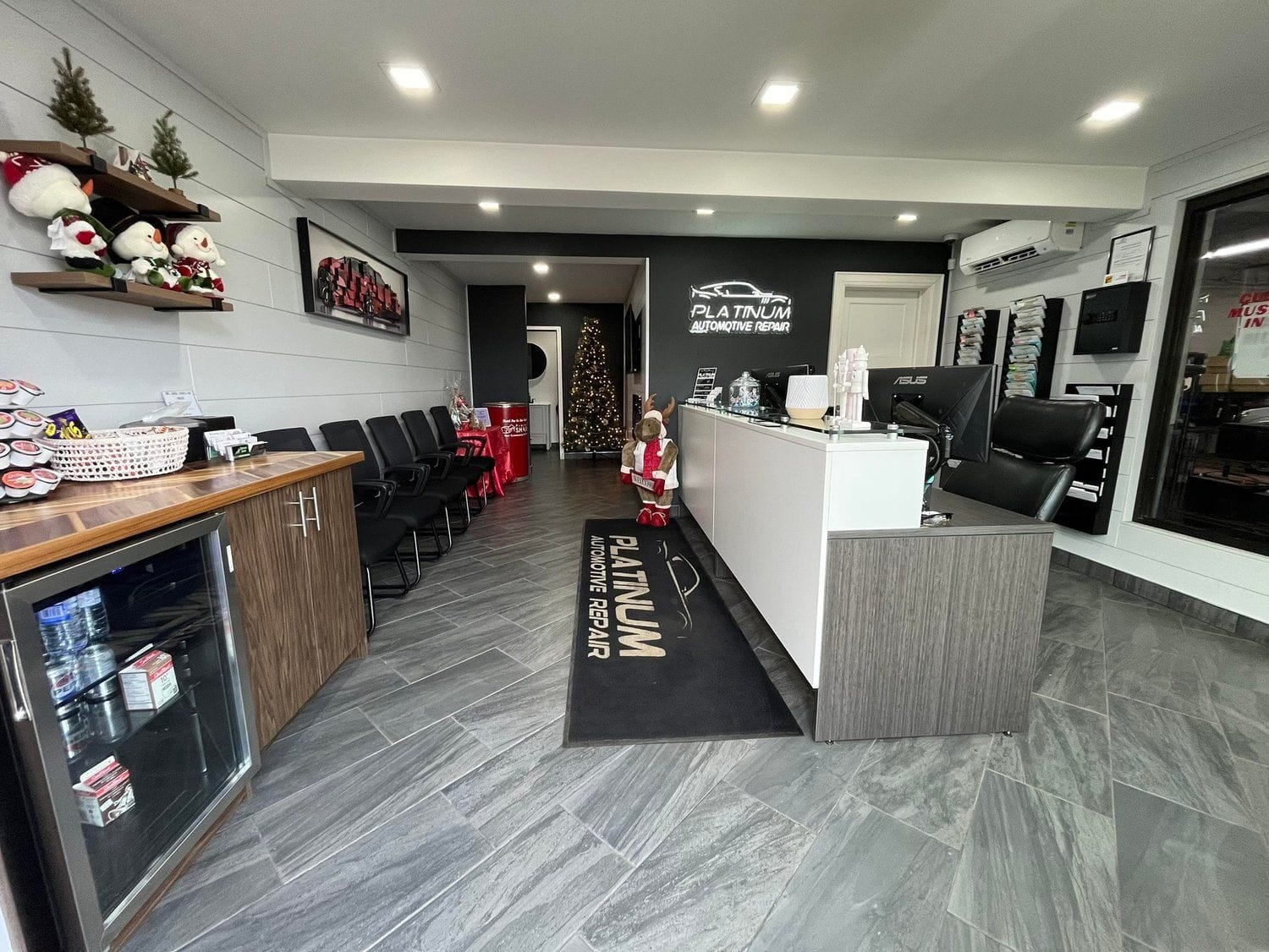 Platinum Automotive Repair lobby interior